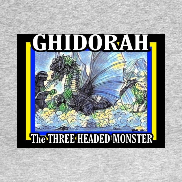 GHIDORAH THE THREE HEADED MONSTER by Robzilla2000